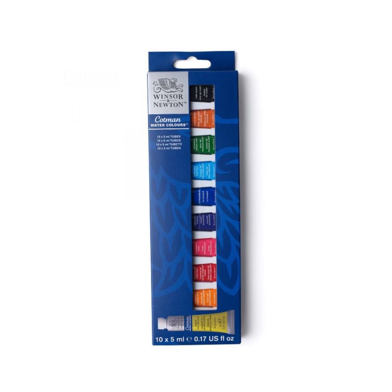 Winsor & Newton® Cotman - Set de acuarelas de 10 piezas