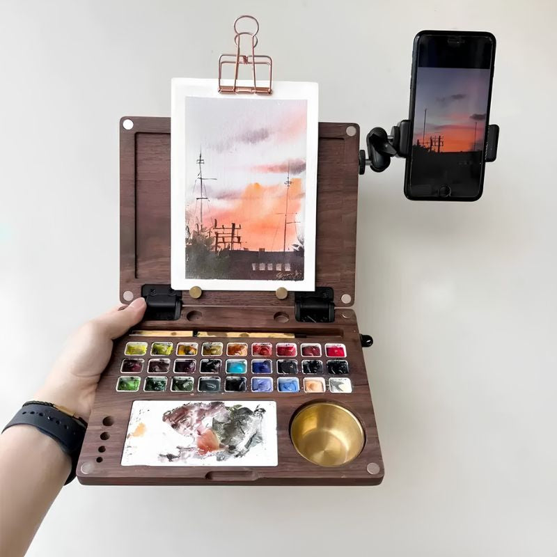 ArtMate - Kit de arte de nogal hecho a mano (Edición Maestra)