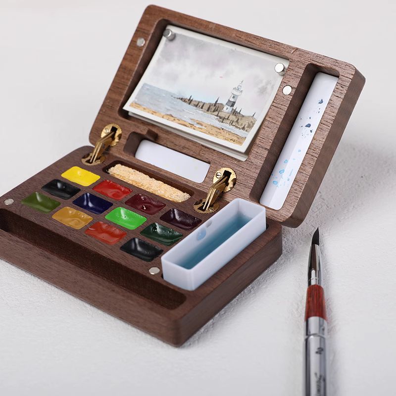 ArtMate - Kit de Arte de Nogal Hecho a Mano