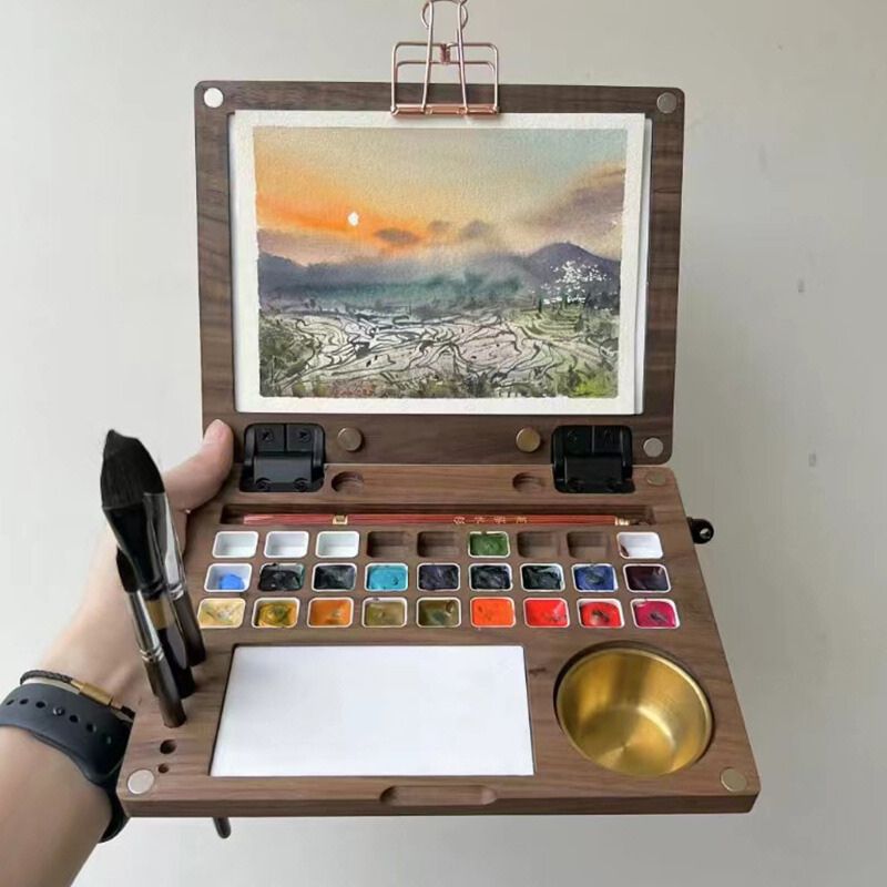 ArtMate - Kit de arte de nogal hecho a mano (Edición Maestra)